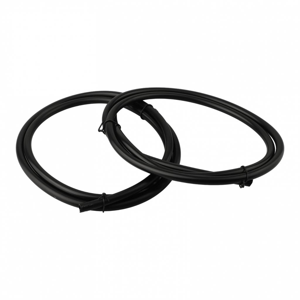 Black Chlorinator Tubing Off-Line Pipe: 4ft Silver