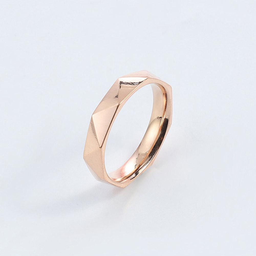 Ins Fashion Women Finger Rings Female Gold Color Stainless Steel Geometric Ring High Quality Statement Jewelry Anillos Mujer