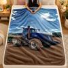 Flannel BlanketNew Holland Warm Soft Throw Blanket for Indoor Sofa Bed Living Room Use