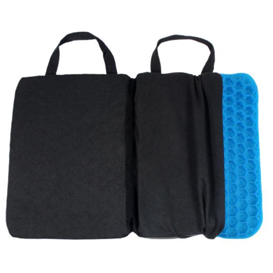 Подушка на сиденье с гелевой технологией Максимальный комфорт Эргономичный дизайн Дорожная подушка Складная Портативная Дышащая S