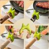 3-Piece Silicone Kitchen Utensil Set - Spill-Proof Soup Spoon & Pot Lid Holder, Multi-Functional Spatula Rack For Home And Restaurant Use