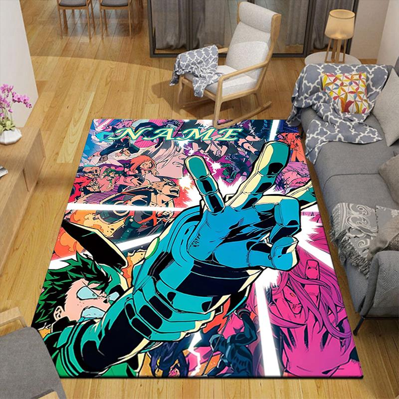 Custom 1Pc Adventure Anime World Rug Office Carpet Indoor Outdoor Entrance Doormat Nonslip Soft And Comfortable Living Room D2915115