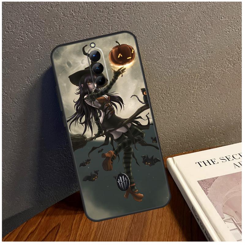 Halloween Wicked Witch Case For ZTE Nubia Red Magic 5G 5S 6 7 Pro 6R 6S 7S Pro Red Magic 8 Pro Phone Back Cover