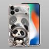 Cute Panda Case for iPhone 17 Pro Max XS Max 13 Pro 12 Mini 16 Air 15 14 Plus XR 7 8 11 Soft Phone Cover