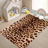 Teppiche mit Leopardenmuster Teppiche für Sofas und Stühle Wohnzimmer Schlafzimmer Bodenteppich Kinderspielteppich Rutschfester maschinenwaschbarer Teppich Heimdekoration