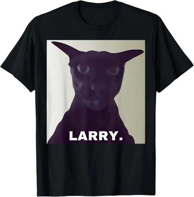 Mode Nieuwe Hot Sale Evil Larry Kat T-shirt Dames Grappig Katoen Korte Mouw Zomer T-shirt Kawaii Kitty Kat Liefhebber T-shirts Nieuwe Stijl