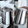 Stainless Steel Coffee Milk Frothing Jug With Pouring Spout Measurement Jug  Milk Coffee Cappuccino