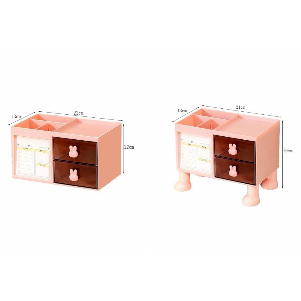 Drawer Pen Holder High-capacity Stationery Organizer Durable Pencil Storage Box  Desk
