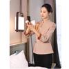 New Chinese Style Hotel Housekeeping Long Sleeve Uniform