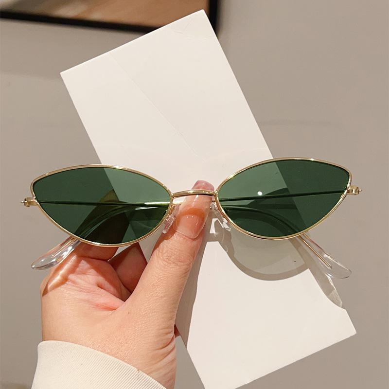 JYL TS Sunglasses UV Protection Cat Eye Sea Metal Korea/3281