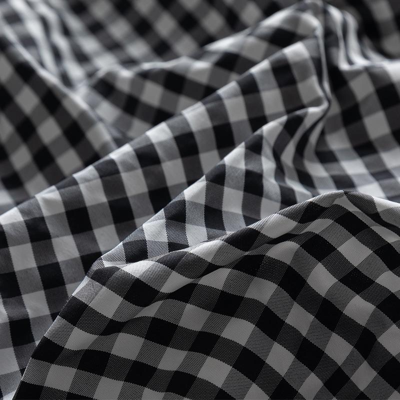 Men's Gingham Casual Shorts – Elastic Drawstring Waist Pocket Shorts for Summer Daily & Streetwear