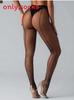 Nylon Mesh Stockings For Women With Hollow Pattern Summer Thigh Highs