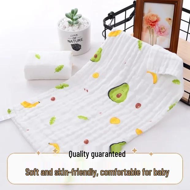 Newcomer Discount: Soft, Absorbent Pure Cotton Baby Washcloth - High-Density, Thick Gauze Towel