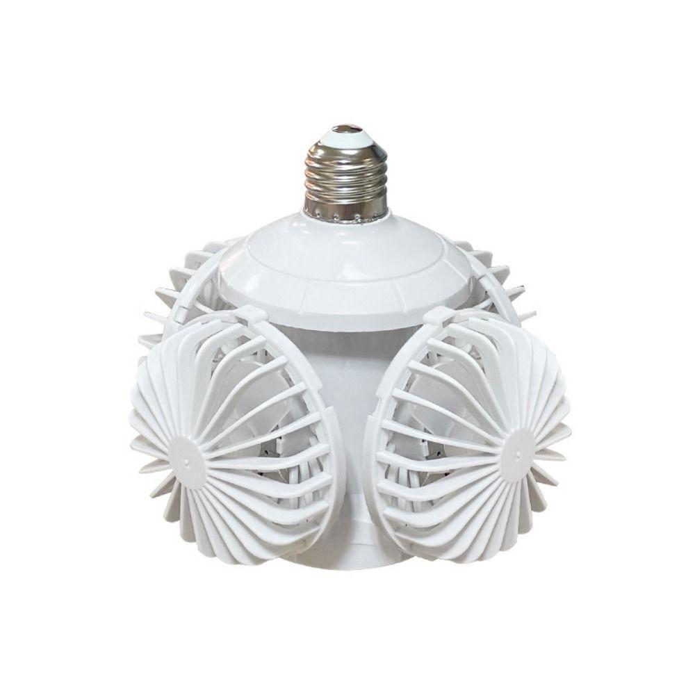 2 In 1 LED Ceiling Fan Light 3 Lighting Modes Foldable Fan Lamp Electric Cordless Fan  Office