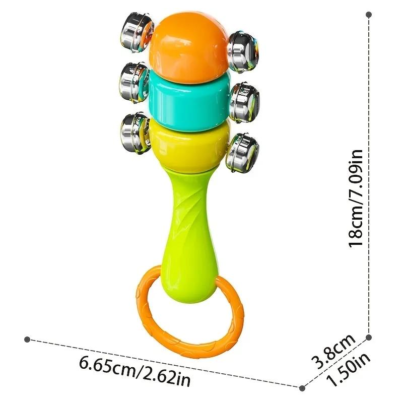 A Set of Hand-Cranked Bell Games for Children, Made from ABS Material, Designed to Enhance Perception And Auditory Skills