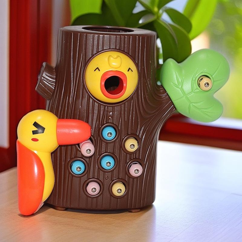 

Игра в дятла, Магнитная рыбалка, Ловля насекомых птицами, Кормление, Тренировка координации рук и глаз, Взаимодействие родителей и детей, Детские игрушки Official Standard