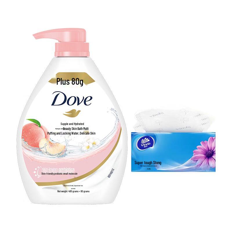 

Dove Elastic Hydrating Shower Gel & Tissue Pack