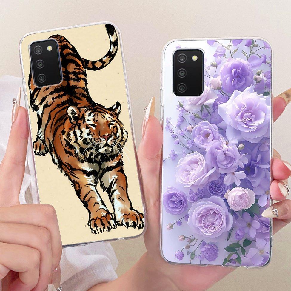 Clear Cover For Samsung A03s Case Cute Fashion Butterfly Funny Painted Casing For Samsung Galaxy A03s SM-A037F SM-A037M SM-A037G