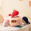 Cute Pig and Whale Keychain Plush Toy Doll Pendant for Backpack