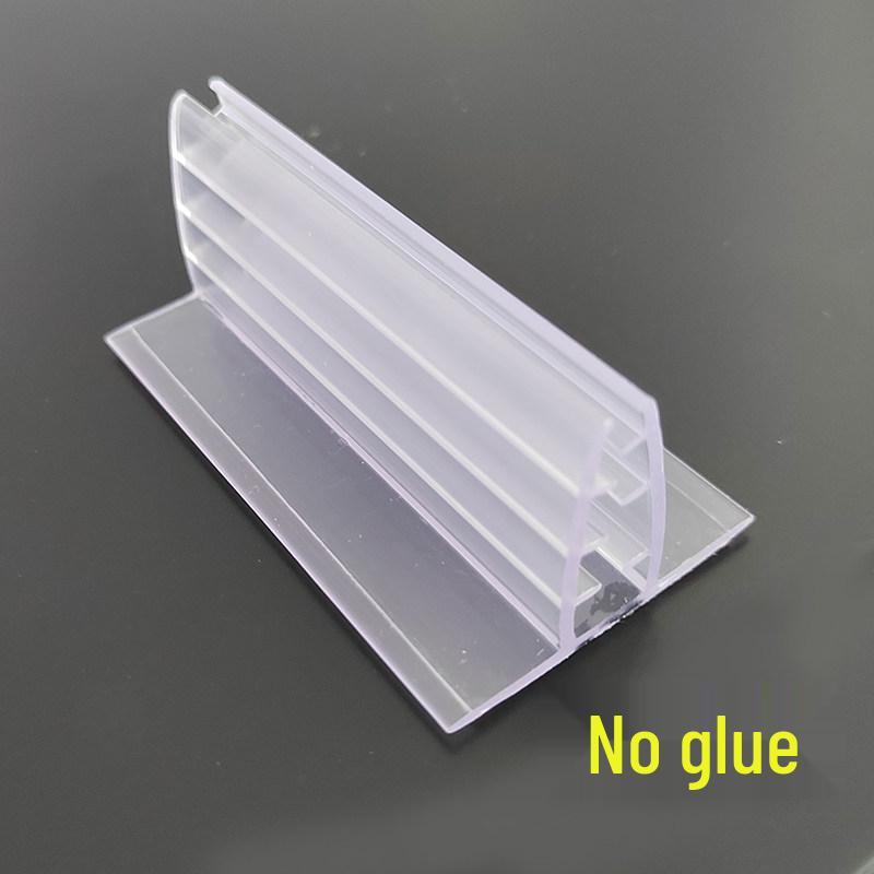 Soft-tooth Removable Glue Canteen Clip - Plastic KT Board Base, Anti-Splash Fixing Clip