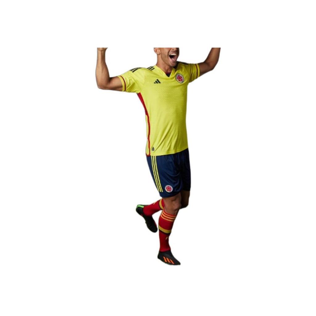 Adidas Einfarbig Logo-Druck Kurzarm Fußballtrikot Spielerversion Herren Sporttrikot Gelb HB9172