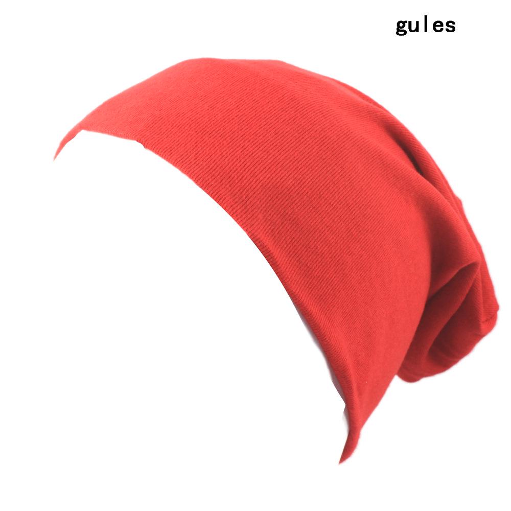 

MZ-032 Stylish Kids Solid Color Knitted Pullover Hat with Ear Protection One Size