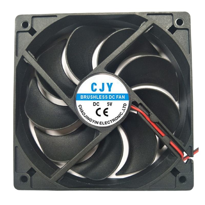 5V/12V/24V PC Router Fan 120MM Cooling Fan Brushless Portable Cooling Fan Replacement for PC Chassis Cabinet Electronic