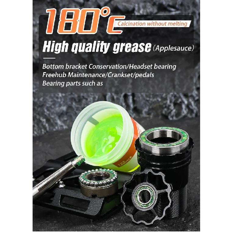 Lebycle Bicycle High Quality Lubricating Oil For Shimano Green Effect Bearing Grease Hub Lubricants Lipid Elements 50g
