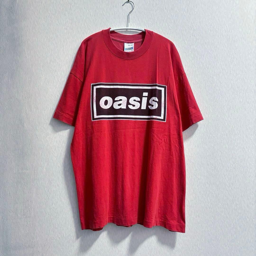 

[USED] OASIS 90s Single Stitch Authentic Vintage Logo T-Shirt, Size L