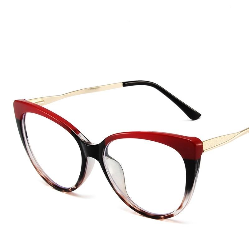 Men And Women Anti Blue Glasses Classic Cat Eye Modeling Anti Glare Glasses Eye Protection Gaming Computer Light Frame