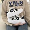 Big Head Bread Little White Shoes Women's 2025 New Autumn Versatile Popular Women's Shoes Autumn Casual Platform Panda Board Shoes