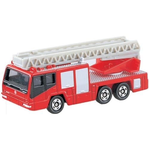 Takara Tomy "Tomica No. 108 Hino Fire Truck with Ladder (Box)" Mini Car Toy 3 Years Old and Up Boxed Passes Toy Safety Standards ST Mark Certification