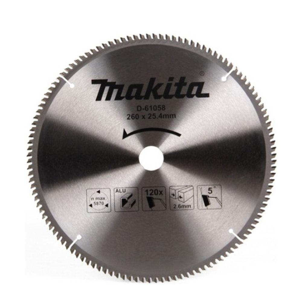 

[10 дюймов 260 мм] Дисковая пила Makida D 61058 [для полотна толщиной 2,6 T 120 из алюминия]