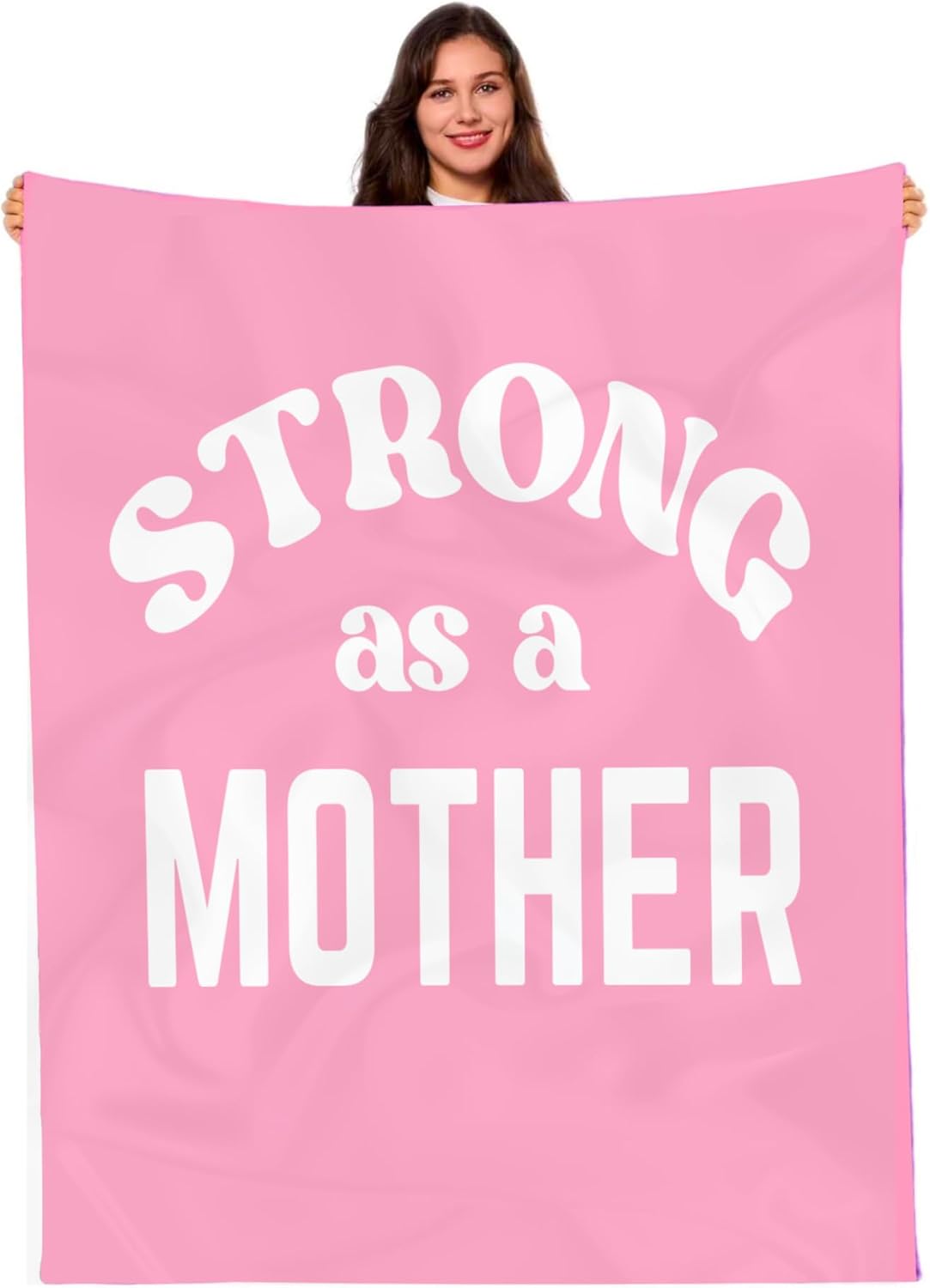 

Christian Gift Bible Verse Inspirational Throw Blanket The Lord is my STRENGTH Cozy Lightweight Machine Washable 100x150cm