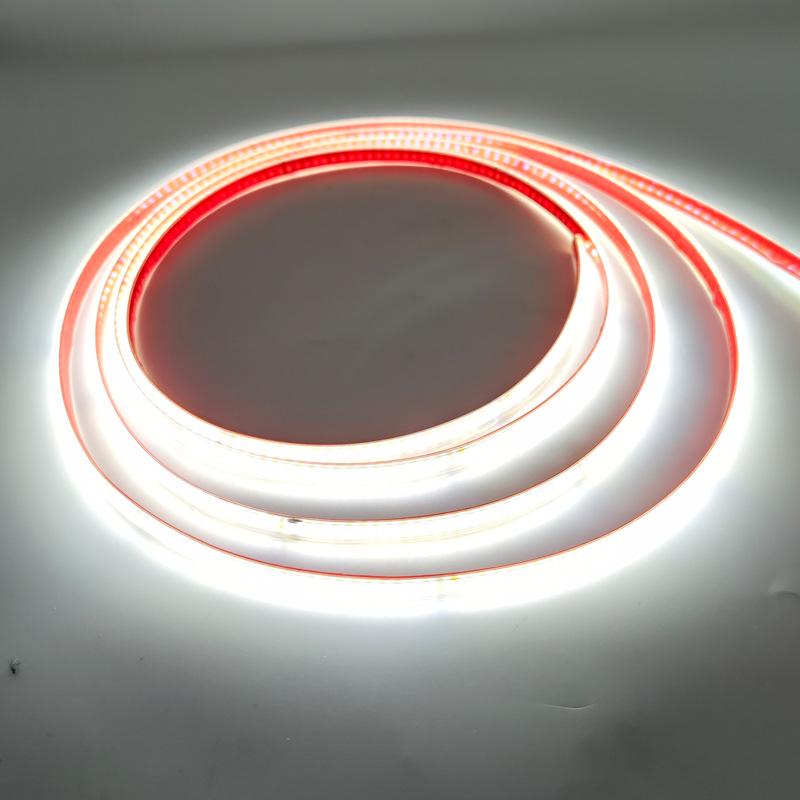 220V Treiberloser COB LED Streifen, 240 LEDs, Alle 10cm Schneidbar, Selbstklebend, Flexibel.