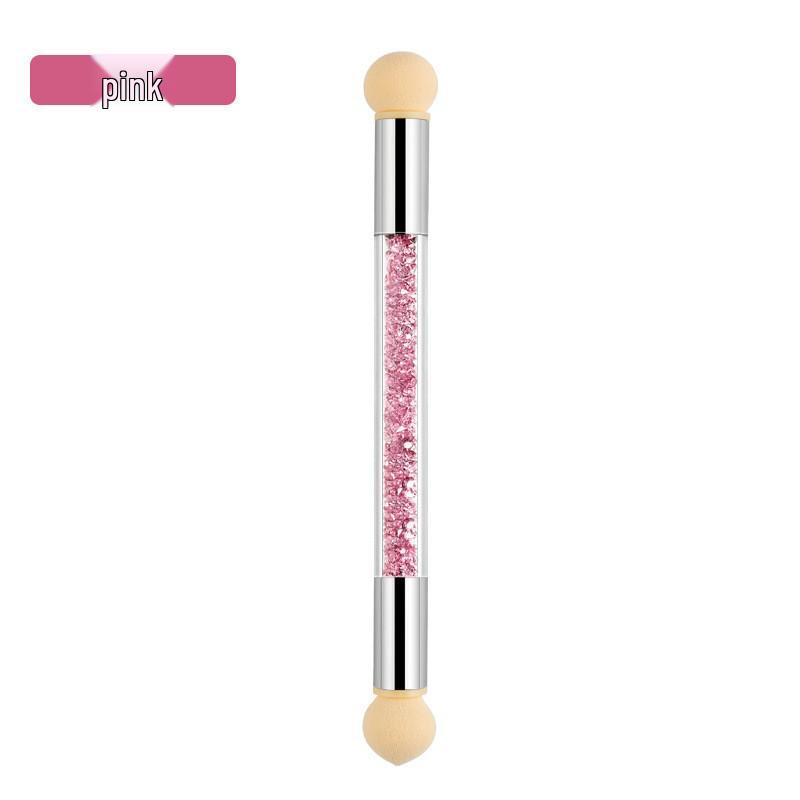 Nail Art Double-Ended Sponge & Dotting Tool for Gradient and Blending