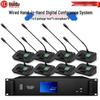 HuiDu HD-8999S Professional Wired Daisy-Chain Conference Microphone System (CN Version)