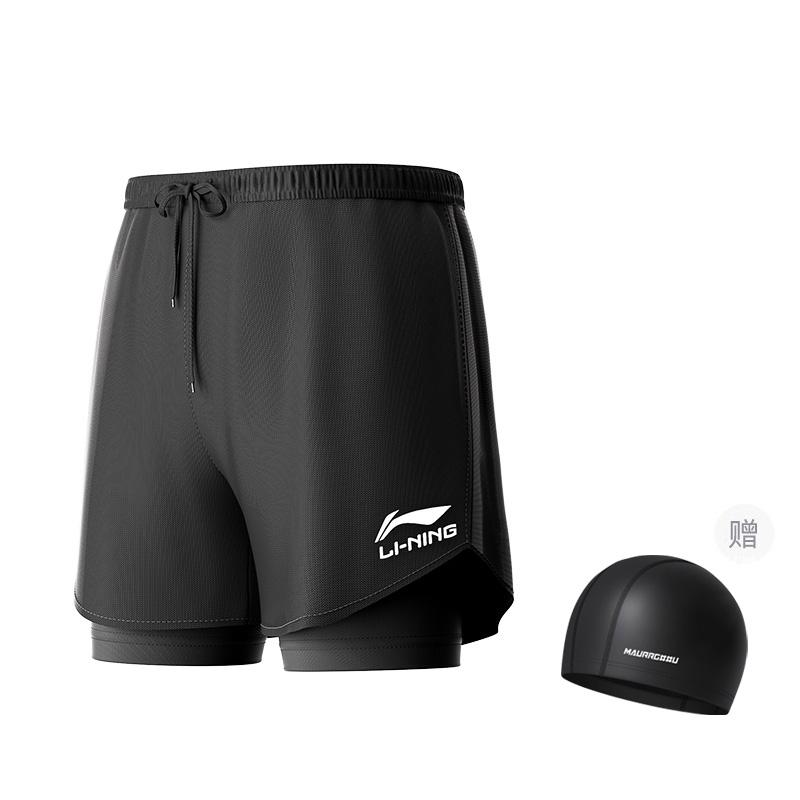 Li Ning Swimming Shorts Men's Black LSKY607-1