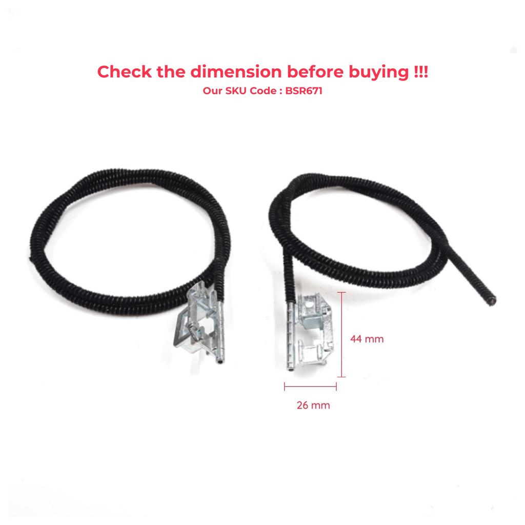 BSR671 Sunroof Sliding Roof Glass Lifter Pull Cable Set Left Right for Peugeot 206 206+ 207 842461