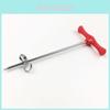 Potato Spiral Cutter Manual Roller With Stainless Steel Blades And Red Handle For Vegetable Slicing
