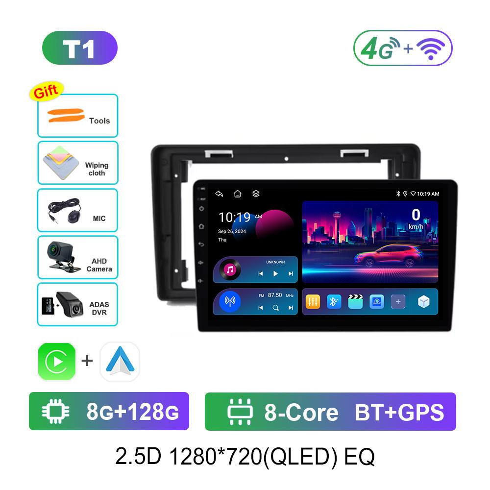 Android 14 Intelligent System for Citroen C2 C3 2001 - 2010 Car Video Multimedia GPS Navigation 4G DSP Stereo Bluetooth WiFi
