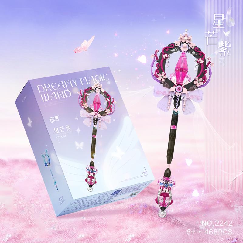 

Non-Toxic Fantasy Wand Magic Wand Building Blocks Toy Fairy Wand Children Gift Toys Ornaments With box