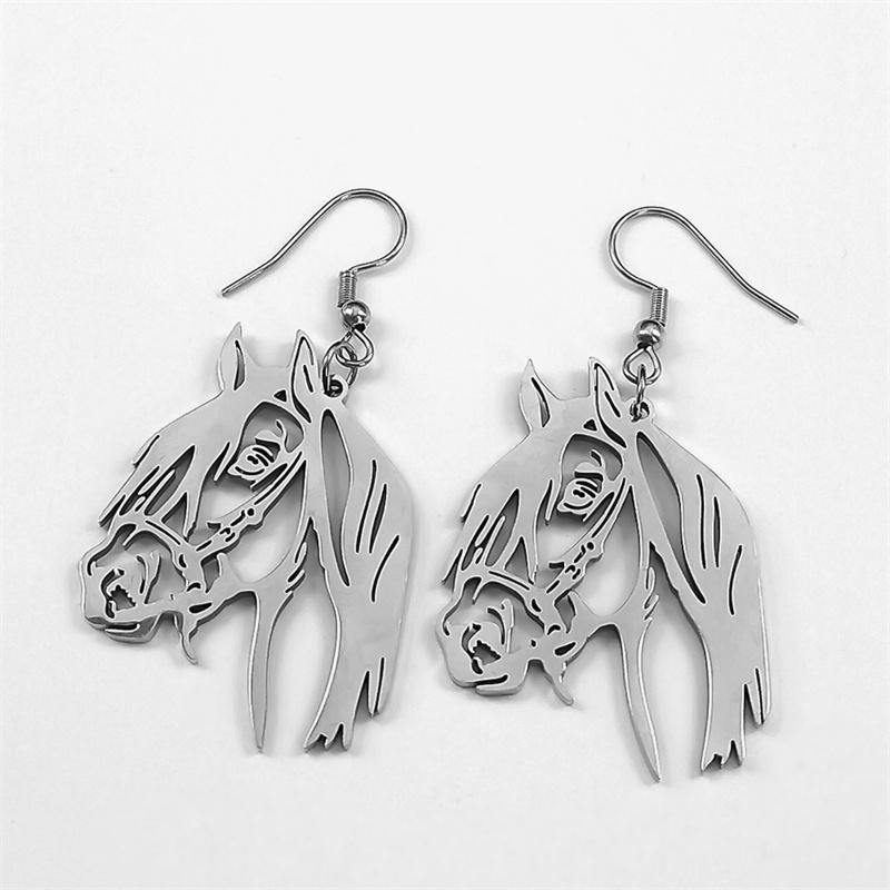 Horse Head Pendant Necklace for Women/Men Stainless Steel Animal Horse Accessories Chain Necklaces Jewelry colar masculino N2026