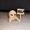 1 Pc 3D Printed Door Stop Decoration Creative Doll Door Stop Home Decoration Funny Door Stop Anti-collision Door Decoration