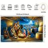Easter Christmas background party banner, shepherd, Jesus Nativity pattern decoration