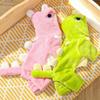Niedliche Cartoon Dinosaurier Flanell Warme Jumpsuits Haustierkleidung Kleine Hunde Welpen Katzen Teddybär Kleidung Kostüm Mantel Haustierzubehör