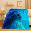 3D Billie Eilish Hit Me Hard and Soft Singer Flannel Blanket,Ultra Soft Warm Plush Throw for Home Bedroom Bed Sofa Cover Kids