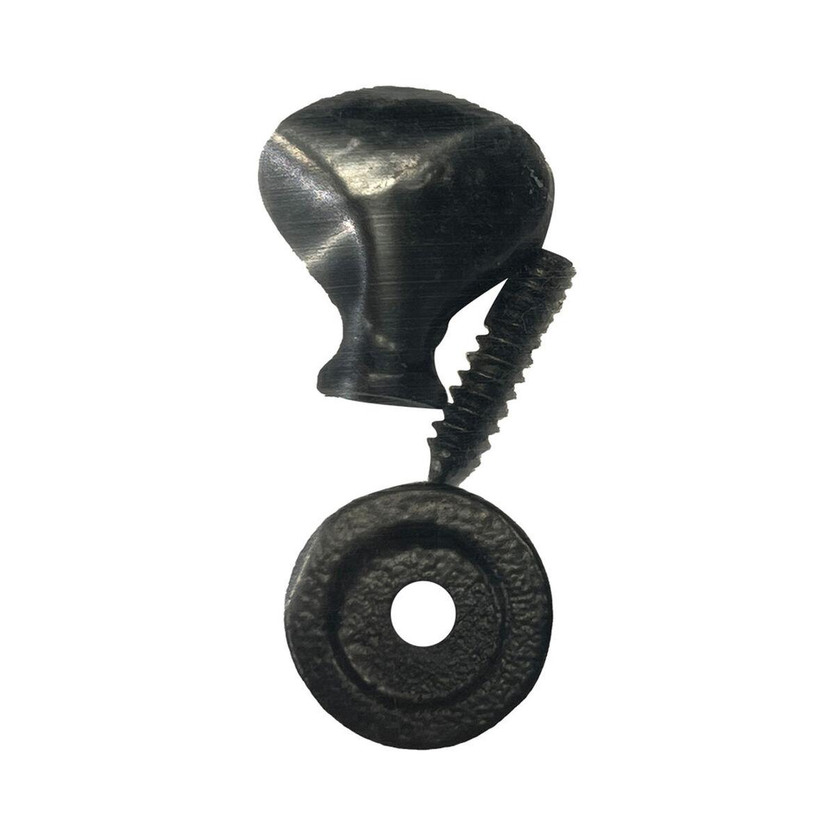 

Продолговатая навершие из черной стали EDM (22 мм) TU прозрачный