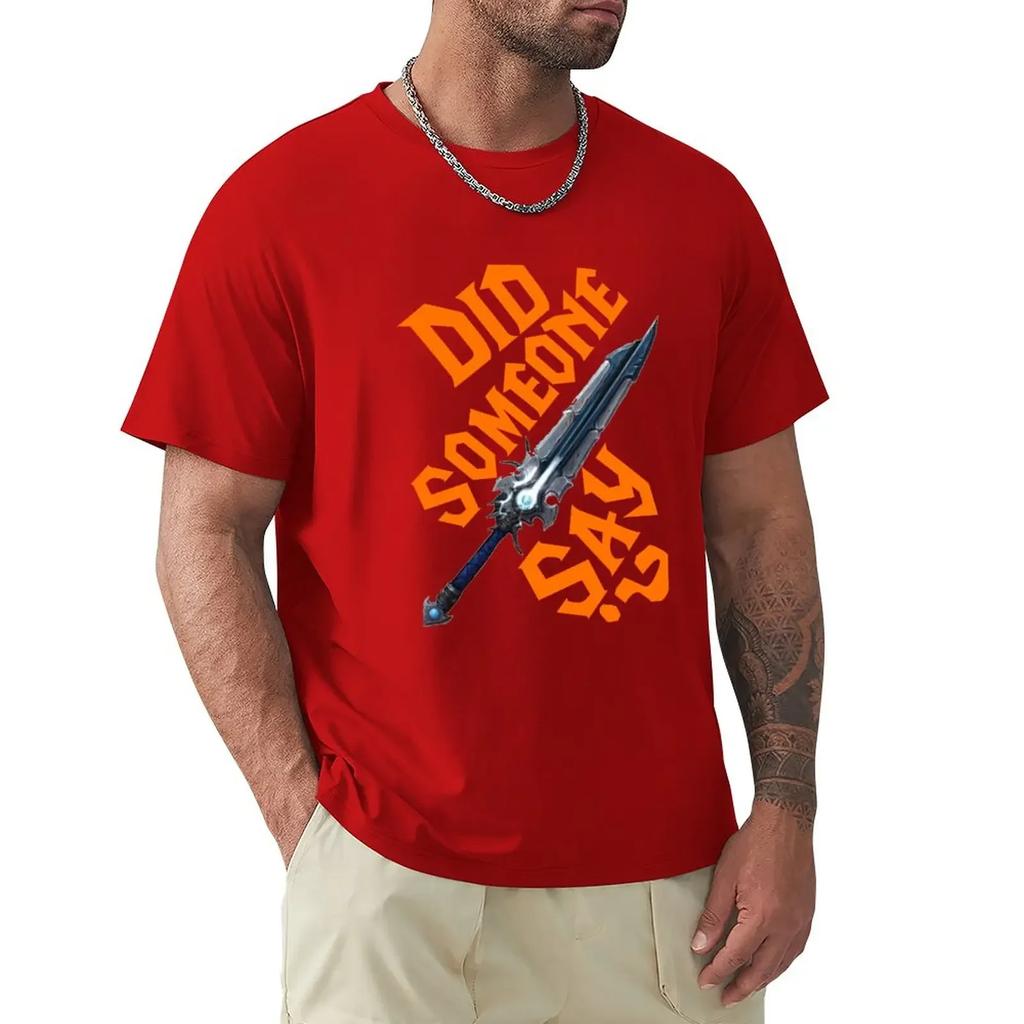 Did someone say Thunderfury? T-Shirt Aesthetic clothing summer top fitted t shirts for