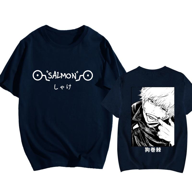 Gojo Satoru Jujutsu Kaisen Anime Trend T-Shirt Cotton Graphic Tee Unisex Unisex Summer Streetwear